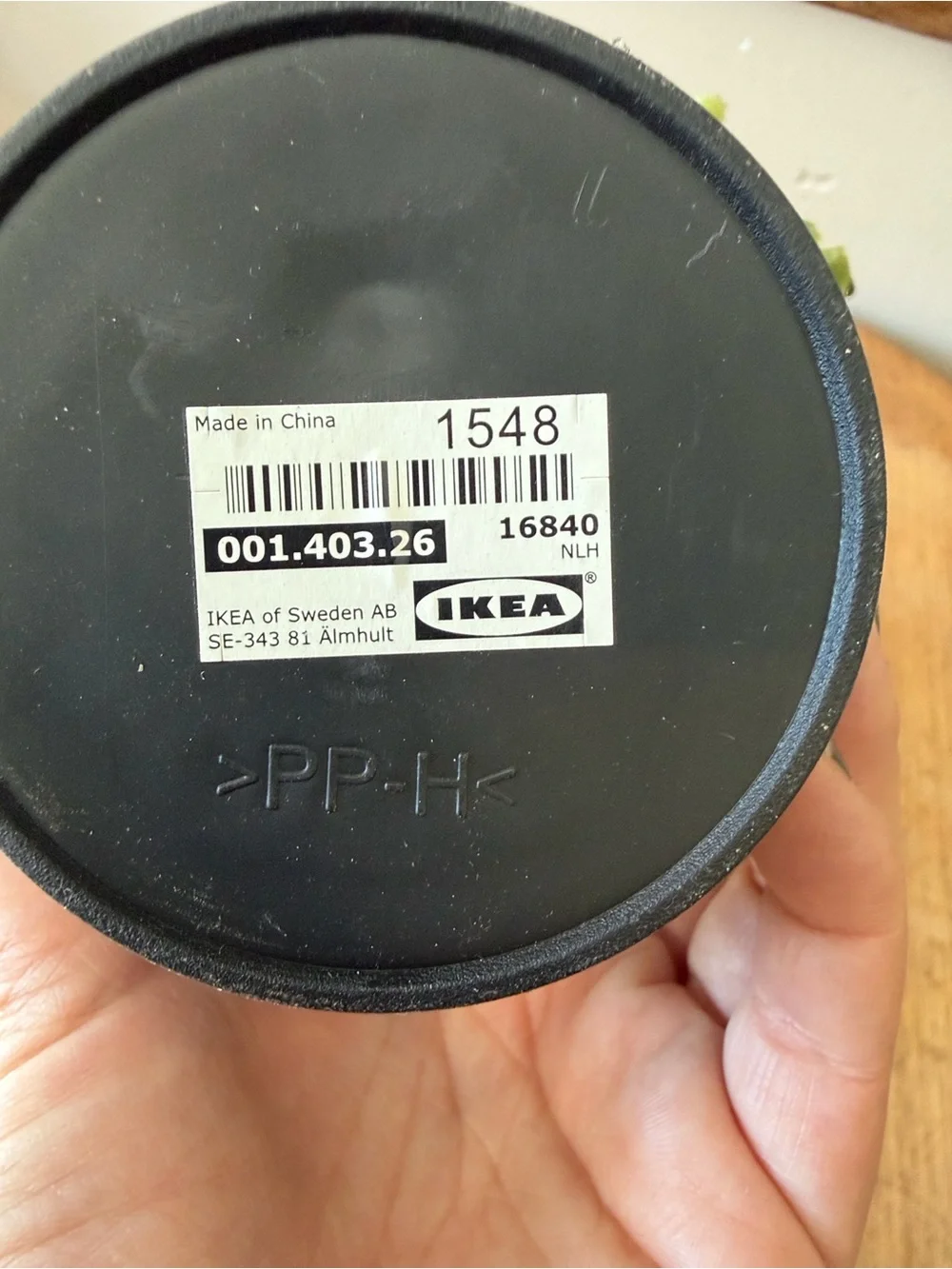 IKEA Green Faux Eucalyptus in Black Pot